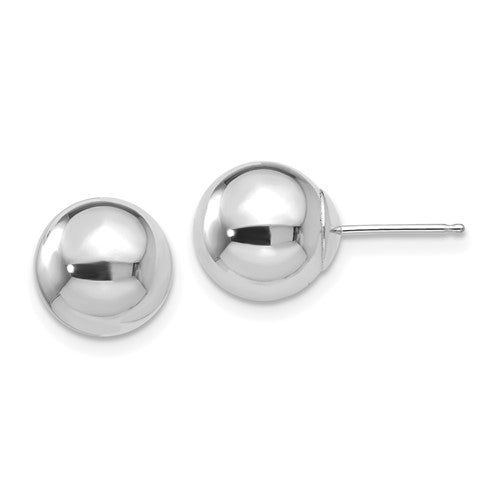 14k-white-gold-polished-9mm-ball-post-earrings-SolomonJeweler-Wichita-KS-CustomJewelry