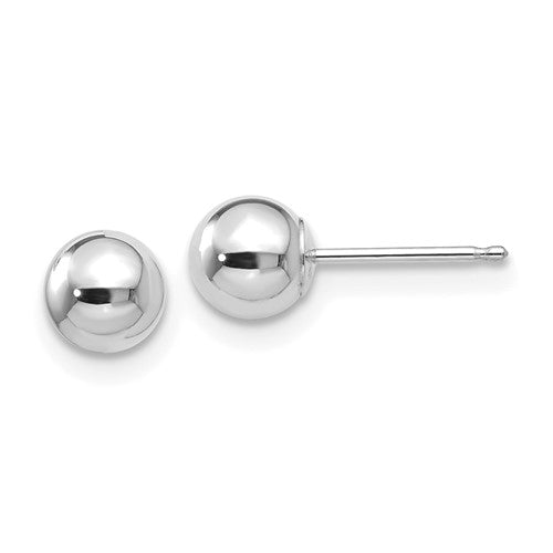 14k-white-gold-polished-5mm-ball-post-earrings-SolomonJeweler-Wichita-KS-CustomJewelry