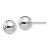 14k-white-gold-polished-8mm-ball-post-earrings-SolomonJeweler-Wichita-KS-CustomJewelry