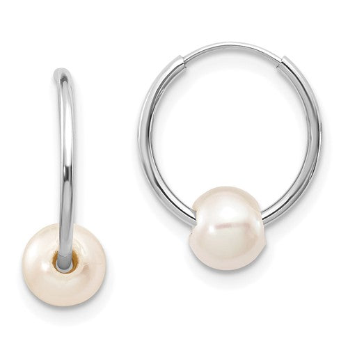 14k-white-gold-5-6mm-white-freshwater-cultured-pearl-endless-hoop-earrings-SolomonJeweler-Wichita-KS-CustomJewelry