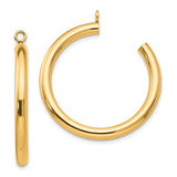 14k-polished-tube-hoop-earring-jackets-SolomonJeweler-Wichita-KS-CustomJewelry