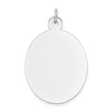 14k-white-gold-plain-035-gauge-oval-engravable-disc-charm-SolomonJeweler-Wichita-KS-CustomJewelry
