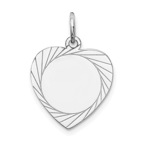 14k-white-gold-etched-design-013-gauge-engravable-heart-charm-SolomonJeweler-Wichita-KS-CustomJewelry