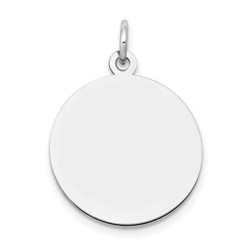 14k-white-gold-plain-009-gauge-round-engravable-disc-charm-SolomonJeweler-Wichita-KS-CustomJewelry