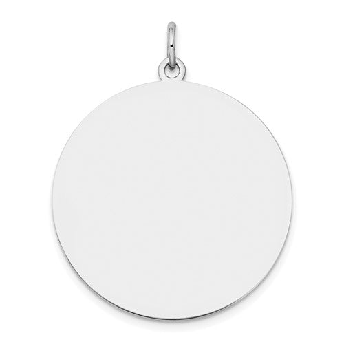 14k-white-gold-plain-035-gauge-round-engravable-disc-charm-SolomonJeweler-Wichita-KS-CustomJewelry