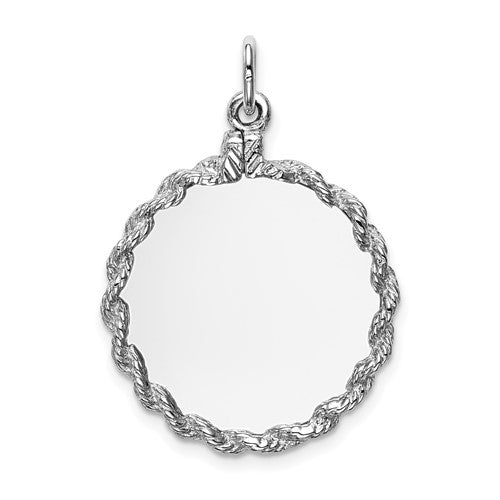 14k-white-gold-013-gauge-round-engravable-disc-with-rope-charm-SolomonJeweler-Wichita-KS-CustomJewelry