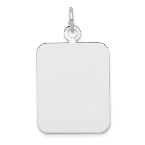 14k-white-gold-plain-035-gauge-rectangular-engravable-disc-charm-SolomonJeweler-Wichita-KS-CustomJewelry