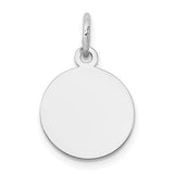 14k-white-gold-round-disc-charm-SolomonJeweler-Wichita-KS-CustomJewelry