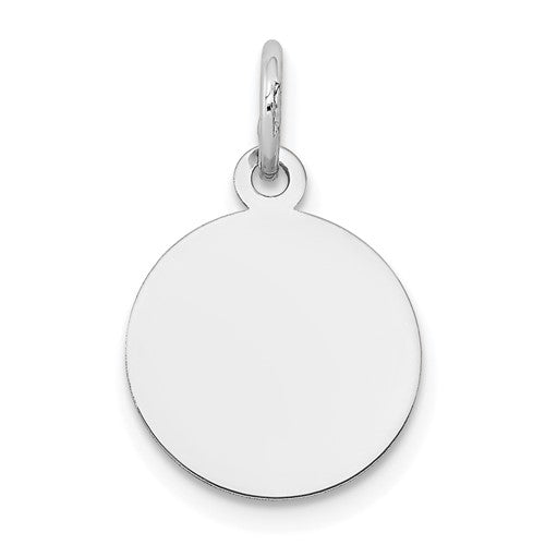14k-white-gold-round-disc-charm-SolomonJeweler-Wichita-KS-CustomJewelry