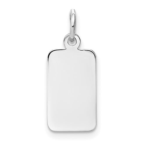 14k-white-gold-plain-018-gauge-rectangular-engravable-charm-SolomonJeweler-Wichita-KS-CustomJewelry