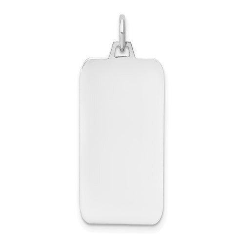 14k-white-gold-plain-011-gauge-rectangular-engravable-charm-SolomonJeweler-Wichita-KS-CustomJewelry