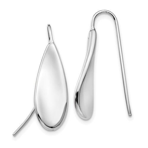 14k-white-gold-curved-tear-drop-wire-earrings-SolomonJeweler-Wichita-KS-CustomJewelry