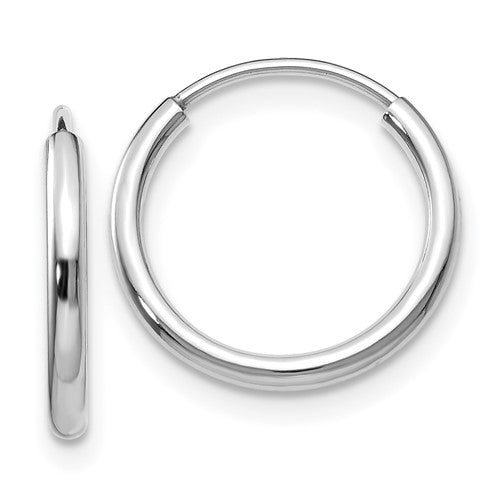 14k-white-gold-1-5mm-polished-endless-hoop-earrings-SolomonJeweler-Wichita-KS-CustomJewelry
