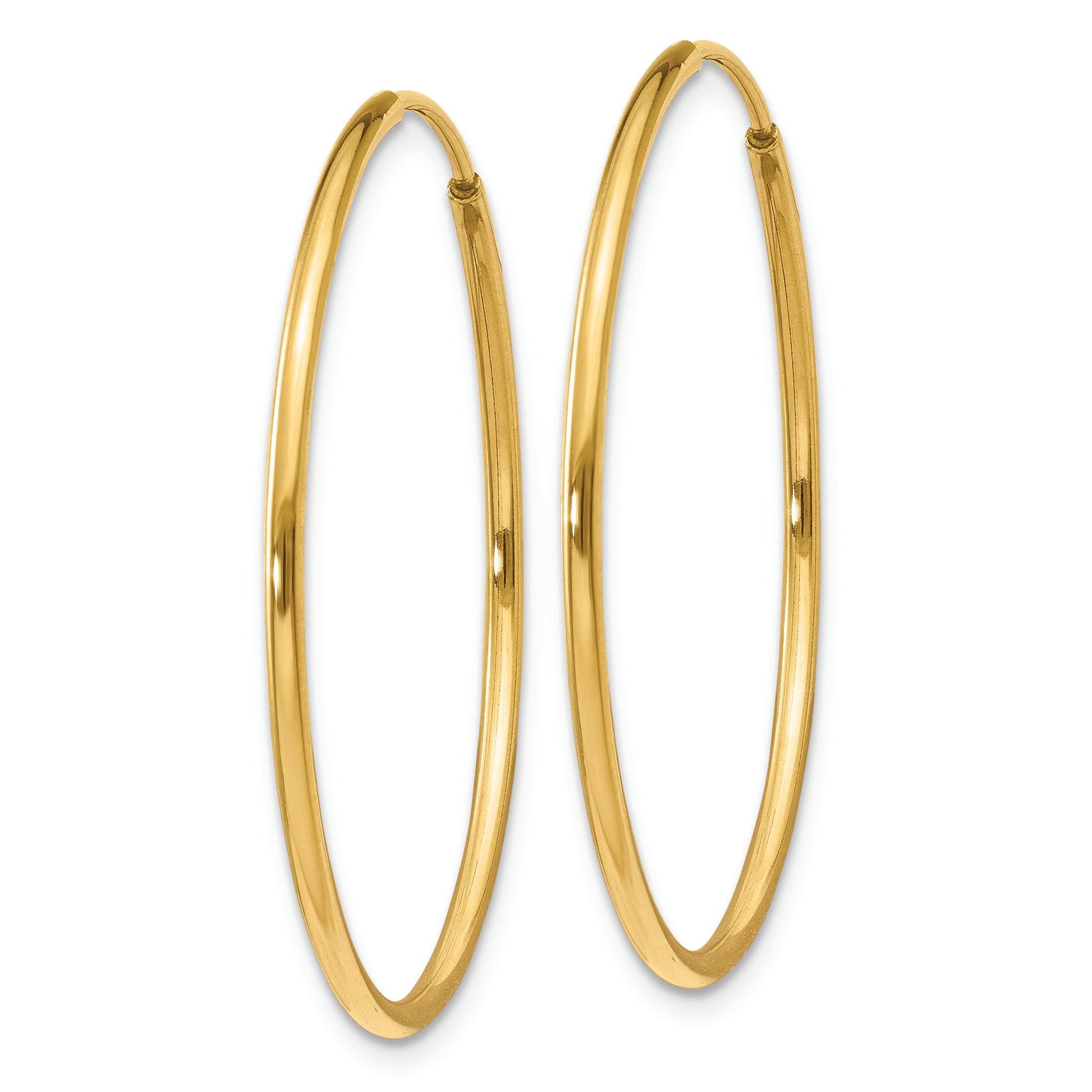14k 1.25mm Endless Hoop Earring - Solomon Jewelers