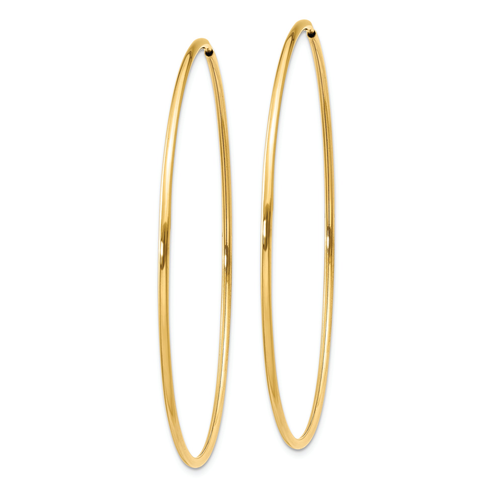 14k 1.25mm Endless Hoop Earring - Solomon Jewelers