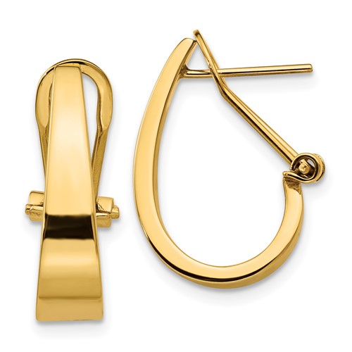 14k-polished-j-hoop-omega-back-post-earrings-SolomonJeweler-Wichita-KS-CustomJewelry