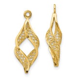 14k-polished-filigree-swirl-earring-jackets-SolomonJeweler-Wichita-KS-CustomJewelry