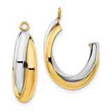 14k-two-tone-polished-double-j-hoop-earring-jackets-SolomonJeweler-Wichita-KS-CustomJewelry