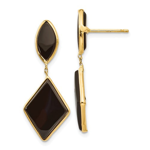 14k-onyx-dangle-earrings-SolomonJeweler-Wichita-KS-CustomJewelry