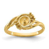 14k-yellow-gold-polished-06ct-diamond-pearl-ring-mounting-SolomonJeweler-Wichita-KS-CustomJewelry