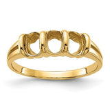14k-polished-3-stone-6x4-oval-gemstone-ring-mounting-SolomonJeweler-Wichita-KS-CustomJewelry