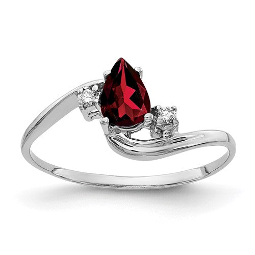 14k-white-gold-6x4mm-pear-garnet-aa-diamond-ring-SolomonJeweler-Wichita-KS-CustomJewelry