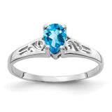 14k-white-gold-6x4mm-pear-blue-topaz-ring-SolomonJeweler-Wichita-KS-CustomJewelry