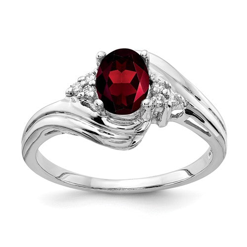14k-white-gold-7x5mm-oval-garnet-aa-diamond-ring-SolomonJeweler-Wichita-KS-CustomJewelry