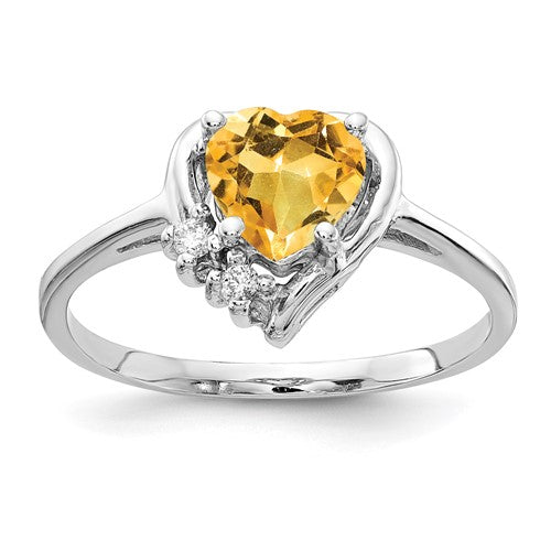 14k-white-gold-6mm-heart-citrine-aa-diamond-ring-SolomonJeweler-Wichita-KS-CustomJewelry