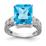 14k-white-gold-12x10mm-emerald-cut-blue-topaz-aa-diamond-ring-SolomonJeweler-Wichita-KS-CustomJewelry