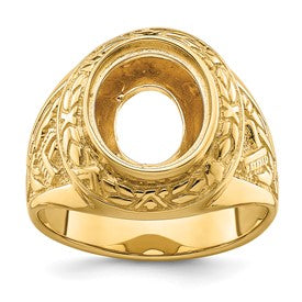 14k-mens-polished-and-textured-masonic-ring-mounting-SolomonJeweler-Wichita-KS-CustomJewelry