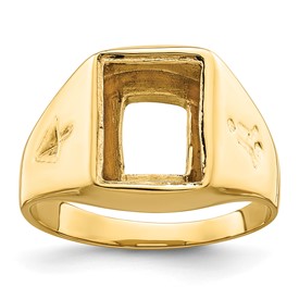 14k-mens-polished-and-grooved-masonic-ring-mounting-SolomonJeweler-Wichita-KS-CustomJewelry