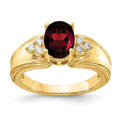 14k-8x6mm-oval-garnet-aa-diamond-ring-SolomonJeweler-Wichita-KS-CustomJewelry