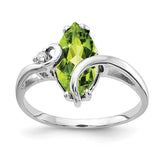14k-white-gold-12x6mm-marquise-peridot-aa-diamond-ring-SolomonJeweler-Wichita-KS-CustomJewelry