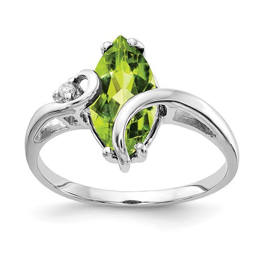 14k-white-gold-12x6mm-marquise-peridot-aa-diamond-ring-SolomonJeweler-Wichita-KS-CustomJewelry