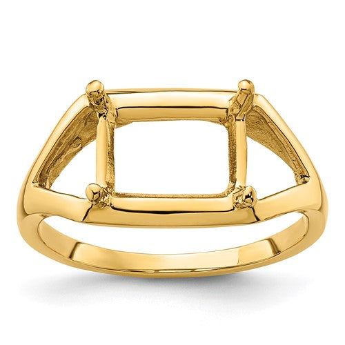 14k-9x7mm-emerald-cut-east-west-gemstone-ring-mounting-SolomonJeweler-Wichita-KS-CustomJewelry