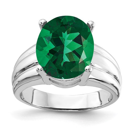 14k white gold oval mount ring with 12x10mm setting, featuring a design from Solomon Jewelers.