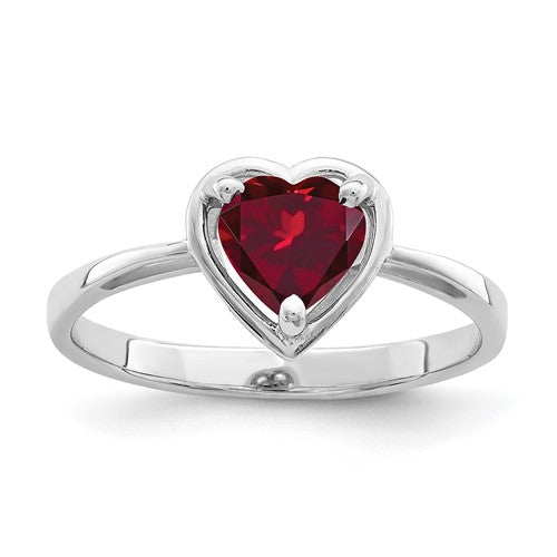 14k-white-gold-6mm-heart-created-ruby-ring-SolomonJeweler-Wichita-KS-CustomJewelry