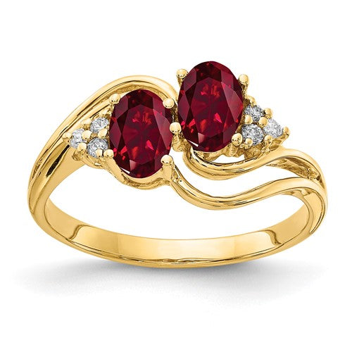 14k-6x4mm-oval-created-ruby-aa-diamond-ring-SolomonJeweler-Wichita-KS-CustomJewelry