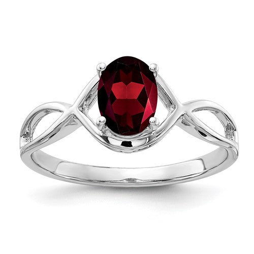 14k-white-gold-7x5mm-oval-garnet-ring-SolomonJeweler-Wichita-KS-CustomJewelry