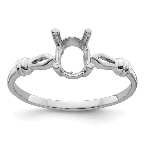 14k-white-gold-7x5mm-oval-gemstone-ring-mounting-SolomonJeweler-Wichita-KS-CustomJewelry