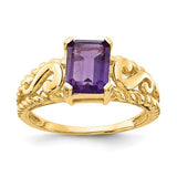 14k-8x6mm-emerald-cut-amethyst-ring-SolomonJeweler-Wichita-KS-CustomJewelry