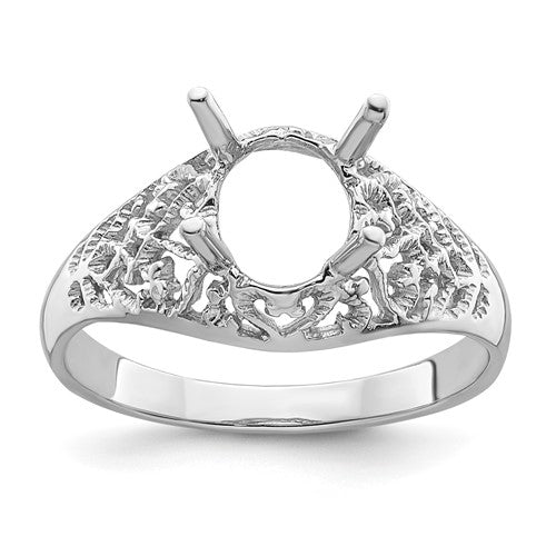 14k-white-gold-8x6mm-oval-gemstone-ring-mounting-SolomonJeweler-Wichita-KS-CustomJewelry