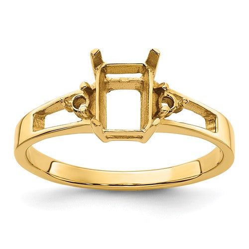 14k-diamond-7x5mm-emerald-cut-gemstone-ring-mounting-SolomonJeweler-Wichita-KS-CustomJewelry