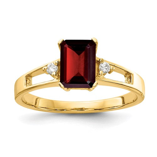 14k-7x5mm-emerald-cut-garnet-aa-diamond-ring-SolomonJeweler-Wichita-KS-CustomJewelry