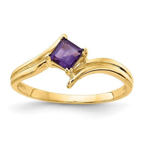 14k-4mm-princess-cut-amethyst-ring-SolomonJeweler-Wichita-KS-CustomJewelry