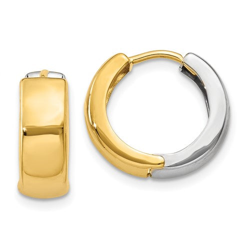 14k-two-tone-hinged-hoop-earrings-SolomonJeweler-Wichita-KS-CustomJewelry