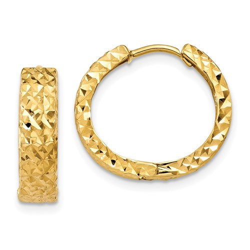 14k-diamond-cut-hinged-hoop-earrings-SolomonJeweler-Wichita-KS-CustomJewelry