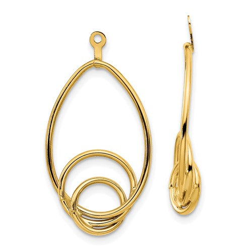 14k-polished-fancy-teardrop-earring-jackets-SolomonJeweler-Wichita-KS-CustomJewelry