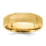 14k-yellow-gold-standard-comfort-fit-brush-satin-fancy-band-SolomonJeweler-Wichita-KS-CustomJewelry